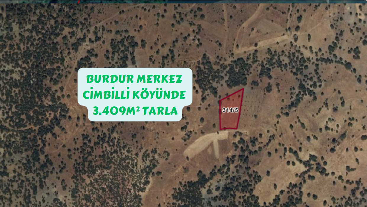 BURDUR MERKEZ CİMBİLLİ KÖYÜNDE 3.409M² TARLAMIZ SATILIKTIR. - BURDUR MERKEZ fotoğraf 6